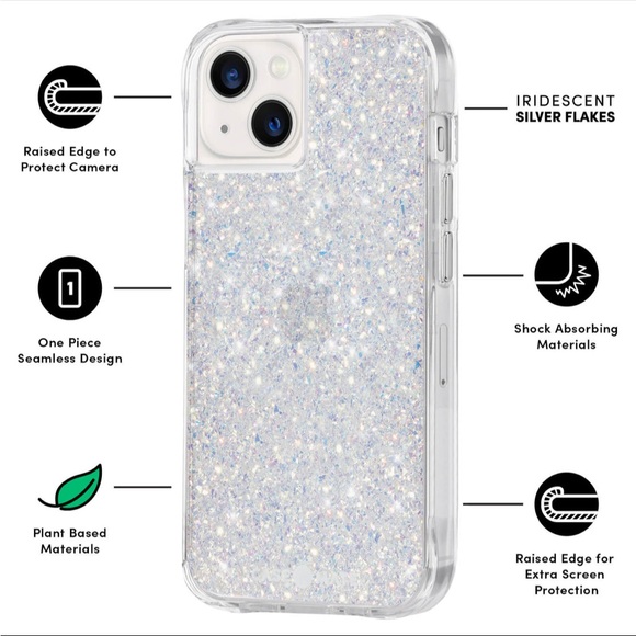 CASEMATE IPHONE 13 MINI / 12 MINI TWINKLE STARDUST CASE | NWT - Picture 2 of 4
